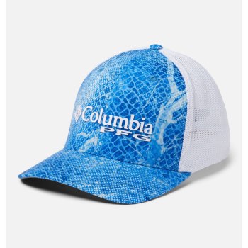 Columbia PFG Camo Mesh Ball, Gorras Azules Para Hombre | 945268-PHO